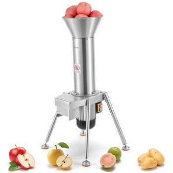 1100W Electric Fruit Apple Crusher, SUS304 Freestanding Crushing Machine, Grinds Whole Apples Up to 3.15" Dia, 164 KG/H Capacity, Cider Press for Apples, Pears, Pineapple, Guava, Carrot, Potato