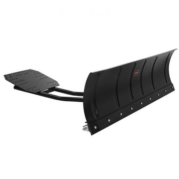 Snow Plow Kit, 60in Universal Snow Plow Attachment, Height & Left-Right Adjustable, Quick To Detach, Steel ATV Scrape Blade, 3 Mount Options, Efficient Snows Clearing, for Most ATVs & UTVs