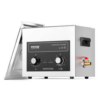 10L Ultrasonic Cleaner with Heater Timer & Basket, Professional Digital Sonic Cavitation Machine, 240W Cleaning Machine for Lab Tools, Metal Parts, Carburetor, Brass, Auto Parts, Engine Parts