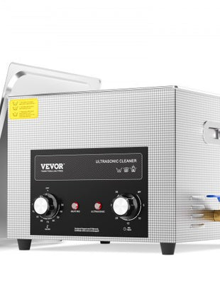 15L Ultrasonic Cleaner with Heater Timer & Basket, Professional Digital Sonic Cavitation Machine, 360W Cleaning Machine for Lab Tools, Metal Parts, Carburetor, Brass, Auto Parts, Engine Parts