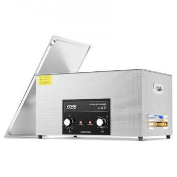 22L Ultrasonic Cleaner with Heater Timer & Basket, Professional Digital Sonic Cavitation Machine, 480W Cleaning Machine for Lab Tools, Metal Parts, Carburetor, Brass, Auto Parts, Engine Parts