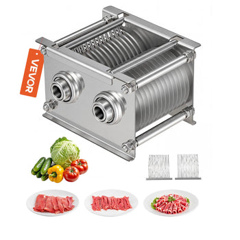 Meat Cutter Machine Blade, 7 mm Replacement Commercial Blade for Model 90 Food Slicer, Stainless Steel, for Boneless Meat, Soft Vegetables