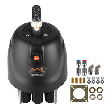 Hydraulic Steering Helm Pump 150 HP Outboard Hydraulic Pump for Boats, Marine Boat Steering System, 2.5 MPa Max Work Pressure, Aluminum Alloy Housing, Built-in Lock Valve, Replaceable Shaft Seal
