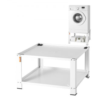 Laundry Pedestal with Storage Shelf, 28"Lx28" Wx16" H, Washer And Dryer Base Stand Platform Universal Fit 660lbs Capacity, Heavy Duty Steel Multi-Functional Base for Washing Machine