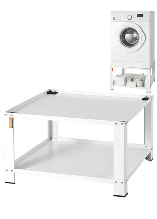 Laundry Pedestal with Storage Shelf, 28"Lx28" Wx16" H, Washer And Dryer Base Stand Platform Universal Fit 660lbs Capacity, Heavy Duty Steel Multi-Functional Base for Washing Machine