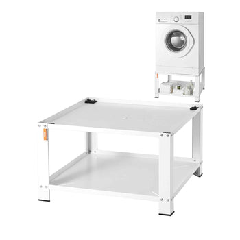 Laundry Pedestal with Storage Shelf, 28"Lx28" Wx16" H, Washer And Dryer Base Stand Platform Universal Fit 660lbs Capacity, Heavy Duty Steel Multi-Functional Base for Washing Machine