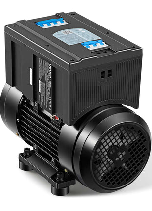 Single Phase to 3-Phase Rotary Converter, 2.5HP 7A 208-240V Input/Output Rotary Phase Converter - Expandable to Higher Horsepower for Heavy-Load Equipment