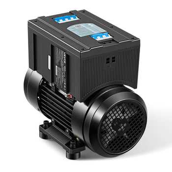 Single Phase to 3-Phase Rotary Converter, 5HP 14A 208-240V Input/Output Rotary Phase Converter - Expandable to Higher Horsepower for Heavy-Load Equipment
