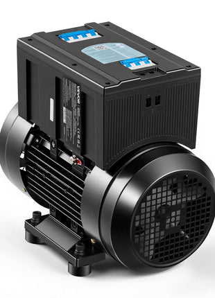 Single Phase to 3-Phase Rotary Converter, 7.5HP 21A 208-240V Input/Output Rotary Phase Converter - Expandable to Higher Horsepower for Heavy-Load Equipment