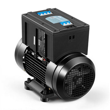 Single Phase to 3-Phase Rotary Converter, 7.5HP 21A 208-240V Input/Output Rotary Phase Converter - Expandable to Higher Horsepower for Heavy-Load Equipment