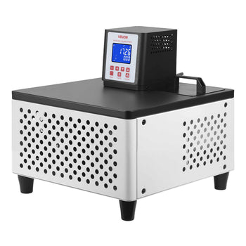 Viscometer Water Bath, 23 to 212°F, 5.51" x 5.51" Tank, PID Temp Control, Thermostatic Water Circulating Bath with Internal and External Circulation, Fits Various Rotational Viscometers for Lab