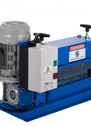 Portable Wire Stripper, 18 AWG to 1" OD, 11 Channels, 10 Blades, Electric Machine for Efficient Copper Recycling, Speeds Up to 75ft/min