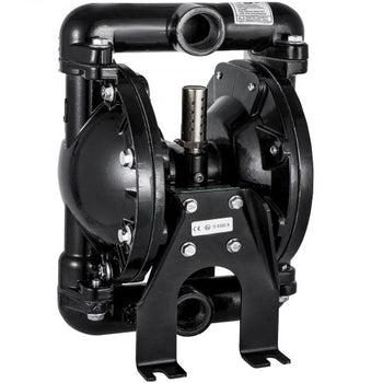 Air-Operated Double Diaphragm Pump 1 inch Inlet Outlet Aluminum 24 GPM Max 120PSI for Industrial Use