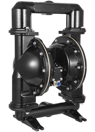 Air-Operated Double Diaphragm Pump, 2 inch Inlet & Outlet, Aluminum Alloy Body, 75 GPM & Max 120PSI, Nitrile Diaphragm Transfer Pump for Petroleum, Diesel, Oil and Low Viscosity Fluids