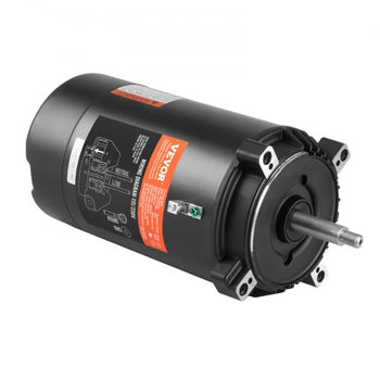 0.75 HP Pool Pump Motor, 56J Frame, 115V(8 Amps)/230V(4 Amps) 3450 RPM, 60Hz, 1.5 Service Factor, 80?F/250V Capacitor, CCW Rotation Round Flange Replacement Motor