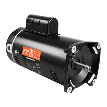 2 HP Pool Pump Motor, 56Y Frame, 230V (7.8 Amps) 3450 RPM, 60Hz, 1.3 Service Factor, 50?F/250V Capacitor, CCW Rotation Square Flange Replacement Motor