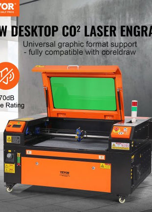 80W CO2 Laser Engraver, 20 x 28 in, 19.7 IPS Laser Cutter Machine with 2-Way Pass Air Assist, Compatible with LightBurn, CorelDRAW, AutoCAD, Windows, Mac OS, Linux, for Wood Acrylic Fabric More