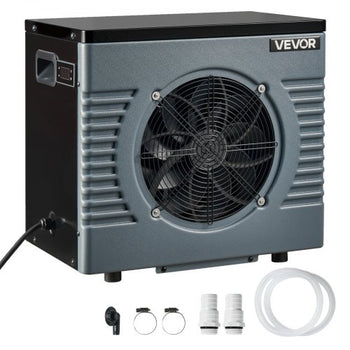 14710 BTU Pool Heat Pump, Electric Pool Heater for Above Ground Up to 3962 Gallons, Max COP 5.13, Heating & Cooling Dual Mode, Low Noise Smart Inverter Compressor, GFCI Protection for Swimming