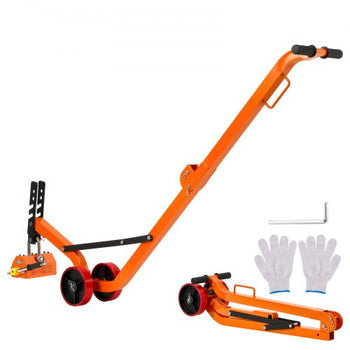 Magnetic Lid Lifter Dolly, 1320 lbs Pulling Capacity, Steel Dolly with Heavy Duty Magnet Lift and 2 Wheels, Adjustable Handle, N42 Neodymium, Foldable and Portable, for Lifting Manhole Covers