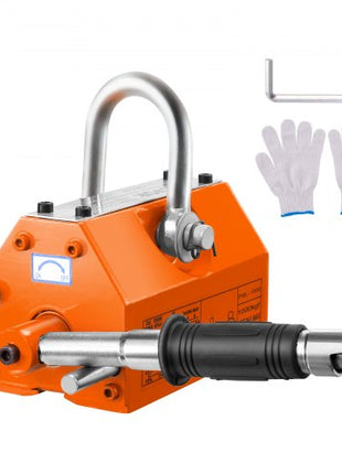 Magnetic Lifter, 2200lbs/1000kg Pulling Capacity, 2.5 Safety Factor, Neodymium & Steel, Lifting Magnet with Release, Permanent Lift Magnets, Heavy Duty Magnet for Hoist, Shop Crane, Block, Board