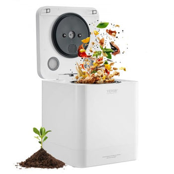 Kitchen Composter, 5 L Electric Composter for Kitchen, Smart Countertop Composter Indoor, Kitchen Food Recycler with 2 Modes, Turn Food Waste into Natural Fertilizer with a Single Button