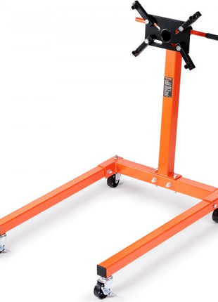 Engine Stand, 1300 lbs (3/5 Ton) Rotating Engine Motor Stand with 360 Degree Adjustable Head, Cast Iron Motor Hoist Dolly, 4-Caster, 4 Adjustable Arms, for Vehicle Maintenance, Auto Repair