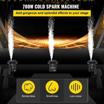 400W 2pcs Large Stage Equipment Special Effect Machine, Smart DMX Control Stage Equipment Showing Machine, Stage Lighting Effect Machine with Wireless Remote Control for Musical Show, Wedding