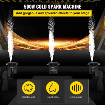Stage Equipment Special Effect Machine, 500W 4pcs Stage Effect Machine with Wireless Remote Control, Smart DMX Control Stage Equipment Showing Machine for Wedding, Musical Show
