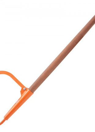 Log Peavey, 46.5 in, Wooden Handle Log Lifter, Heavy Duty Log Roller with Max 18 in Opening, Rust-Resistant Log Jack Cant Hook, Felling Log Roller Tool for Rolling, Raising, Turning Logs