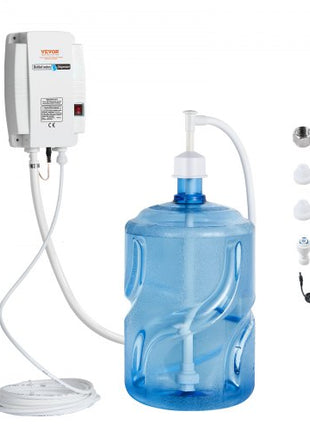Bottled Water Dispenser Pump System, 5 Gallon Dispensing System, Automatic Electric Water Dispenser, Single Inlet Water Jug Pump, Compatible Use with Coffee/Tea Machine, Refrigerator, Ice Maker