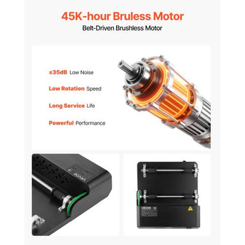 Rock Tumbler Kit, 17 lbs Rock Polishing Kit, 2-Speed Stone Polishing Kit with 240-Hour Polishing Timer, Rock Polisher with Belt-Driven Brushless Motor, Rock Polisher for Adults and Kids