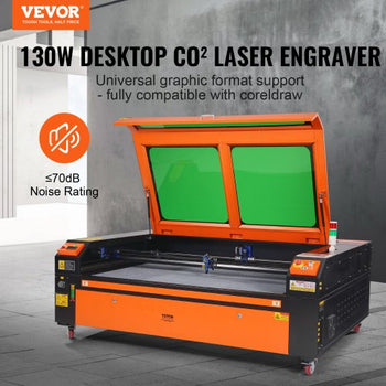 130W CO2 Laser Engraver, 35 x 55 in, 19.7 IPS Laser Cutter Machine with 2-Way Pass Air Assist, Compatible with LightBurn, CorelDRAW, AutoCAD, Windows, Mac OS, Linux, for Wood Acrylic Fabric More