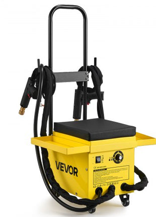 4.5KW Professional Stud Welder Dent Repair Kit with 2 Welding Guns & 6 Modes, All in One Dent Repair Workstation with Extended Handle, Padded Seat and Accessory Tray