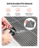 Drainage Mat, 3 x 50 ft, PVC Non Slip Commercial Floor Mat, Wet Area Water Drain Splash Matting Hollow Doormat Roll, for Outdoor Indoor Restaurant Swimming Pool Patio Bathroom Washroom, Black