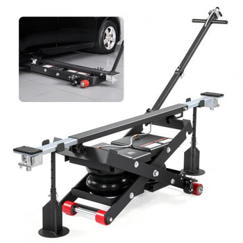 Air Portable Car Lift, 6613 lbs/3 Ton Capacity, 21.7 inch Max Height, Adjustable Portable Air Car Lift with Airbag, Support Stands, Wheel Chocks, Rubber Pads, Heavy-Duty for Sedan SUV Pickup