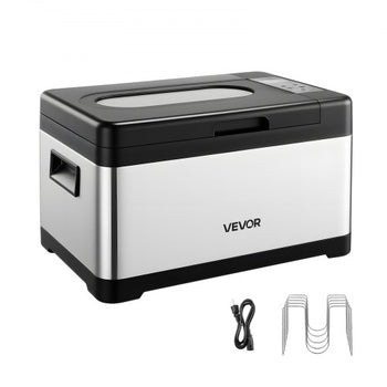Sous Vide Cooker, 800W Sous-Vide Machine, Suveed Cooking Machine with LED Digital Display, Glass Lid, Precise Temperature & Timer Control, for Family & Friends, All-in-One Sous Vide Pot