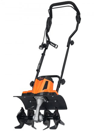 10 Amp Electric Tiller, 14" Tilling Width 3.94" Tilling Depth Corded Electric Tiller/Cultivator, Steel Mn Tines, Rototiller for Garden Lawn Soil Digging