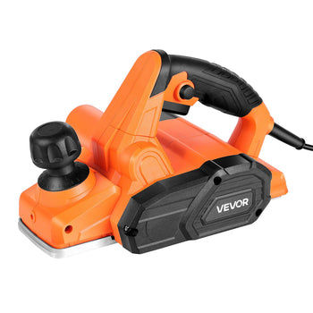 Electric Hand Planer, 3-1/4-Inch Cut Width, 7-Amp 16800 RPM Corded Power Handheld Planer for Wood, with Adjustable Cut Depth, 2 Blades, for Woodworking Wood Chamfer DIY Smooth Finish Carpentry