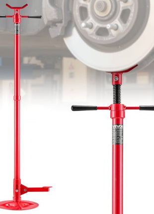 Underhoist Support Stand, 3/4 Ton (1653 lbs) Capacity Under Hoist Jack Stand, Lifting from 51.97" to 80", Bearing Mounted Spin Handle, Foot Pedal, 12" Diameter Base, Support Vehicle Components