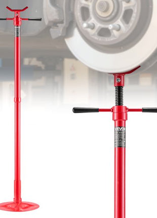 Underhoist Support Stand, 3/4 Ton (1653 lbs) Capacity Under Hoist Jack Stand, Lifting from 54.02" to 83.86", Bearing Mounted Spin Handle, Self-Locking Threaded Screw, Support Vehicle Components