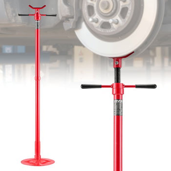 Underhoist Support Stand, 3/4 Ton (1653 lbs) Capacity Under Hoist Jack Stand, Lifting from 54.02" to 83.86", Bearing Mounted Spin Handle, Self-Locking Threaded Screw, Support Vehicle Components