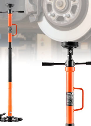 Underhoist Support Stand, 1 Ton (2204 lbs) Capacity Under Hoist Jack Stand with Handle, Adjustable Height, Bearing Mounted Spin Handle, Self-Locking Threaded Screw, Support Vehicle Components