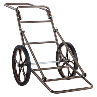 Deer Cart, 500 LBS Capacity Folding Game Cart, Deer Cart Game Hauler with 17" Big Rubber Wheel & Ergonomic Handle, Heavy-Duty Game Cart Accessories, Utility Gear Dolly for Hunting Fishing Hiking
