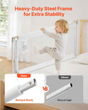 3 Piece Toddler Bed Rail, Kids Beds Guard Rail with Reinforced Iron Pipe and Oxford Cloth, Adjustable Height Bed Side Railing, Portable Guard Bumper Barrier for King Size, 3 Sides, Grey