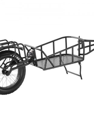 Bike Cargo Trailer, 70 lbs Load Capacity, Heavy-Duty Bicycle Wagon Cart, Compact Storage & Quick Release Structure with Universal Hitch, 20" Wheels, Fits Most Bike Wheels, Carbon Steel Frame