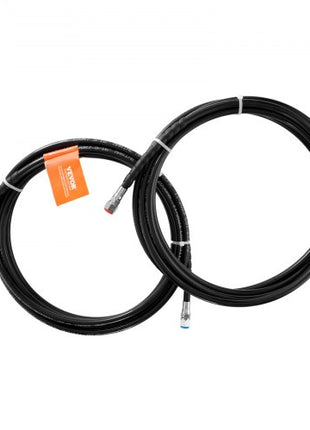Outboard Hose Kit, 20 ft Hydraulic Steering Hose, 2-Piece Leak-Proof TPEE Hydraulic Boat Hoses, Compatible with Marine Hydraulic Outboard Steering Boat System up to 300 HP