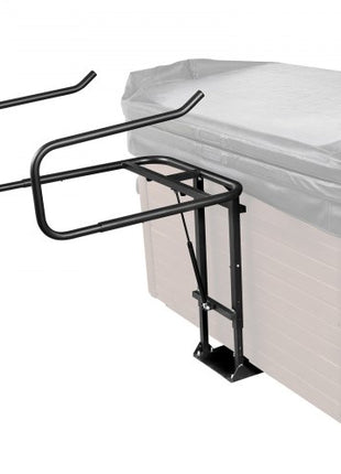 Hot Tub Cover Lift, Spa Cover Lift, Hydraulic, Height 33.1" - 41.3" Width 53.1" - 92.5" Adjustable, Installed Underneath on one Sides, Suitable for Various Sizes of Hot Tubs, Spa