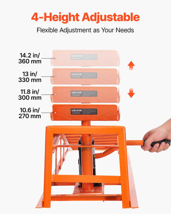 Hydraulic Car Ramps, 2 PCS 11000 lbs 5T, 10-14.2 Inch Lift Height, Heavy Duty Hydraulic Vehicle Ramps, Portable Car Lifts for Home Garage Maintenance and Oil Changes, Truck Vehicle Auto Repair