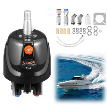 Hydraulic Steering Helm Pump, 150 HP, Helm Pump for Boat, with 6.9 MPa/1000 psi Max Working Pressure, Aluminum Alloy Housing, Check Valve, Replaceable Shaft Seal, for Outboards Fishing Boats