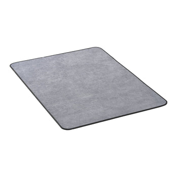 Chair Mat, 36 x 48-inch Office Chair Mat for Hard Floors, Floor Protector for Rolling Chairs, Corduroy Surface, Non-Slip & Easy to Clean, Smooth Glide Under Desk Rug for Home Office (Grey)